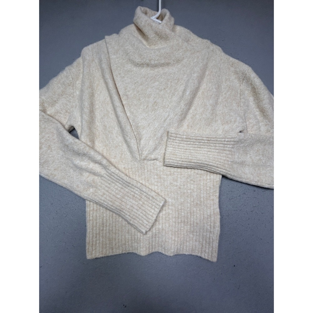 ASTR the Label Sweater Wool Blend Cream Large Womens